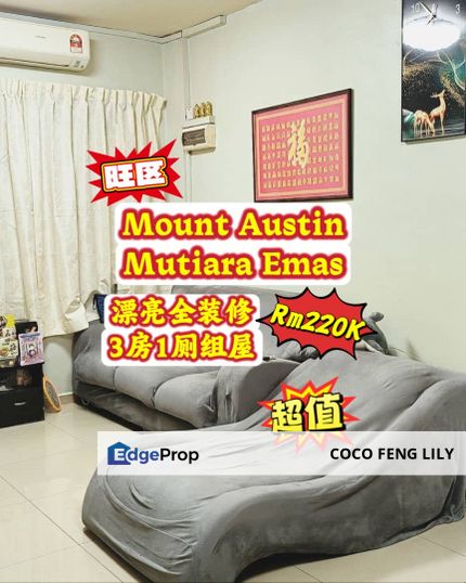 Mount Austin Mutiara Emas, Renovation Unit Flat , Johor, Johor Bahru