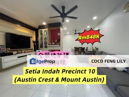 Taman Setia Indah Precinct 10, G&G Unblock View, Fully Renovated Double Storey Terrace , Johor, Johor Bahru