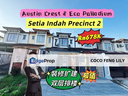Taman Setia Indah, Precinct 2,G&G Renovated Double Storey Terrace , Johor, Johor Bahru