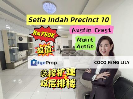 Taman Setia Indah, Precinct 10, G&G Fully Renovated Double Storey Terrace , Johor, Johor Bahru