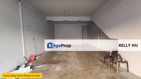Taman Klang Utama Shoplot For Rent, Selangor, Klang