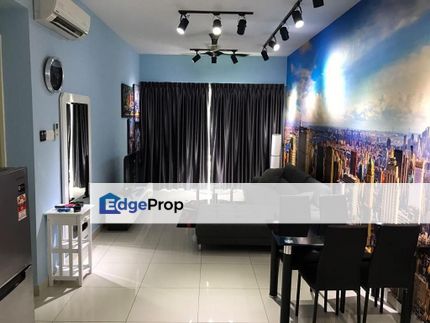 walking distance to ciq - Skysuites @ Meldrum Height, 1 bedroom fully furnish, Johor, Johor Bahru
