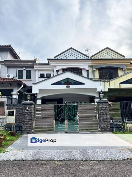 FOR SALE unlbock view! Pelangi Indah Double Storey Terrace House 22x80, Johor, Ulu Tiram