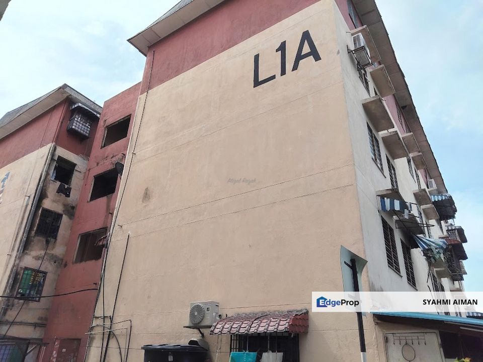 Panda Jaya KL, Block L1A Floor 1 Flat Pandan Jaya For Sale, Selangor, Pandan Jaya