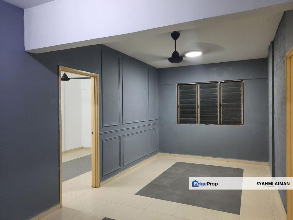 Kepong, Kuala Lumpur, Corner Unit Block C Floor 9 Flat Aman Putra For Sale, Renovated with Furnished, Kuala Lumpur, Jinjang