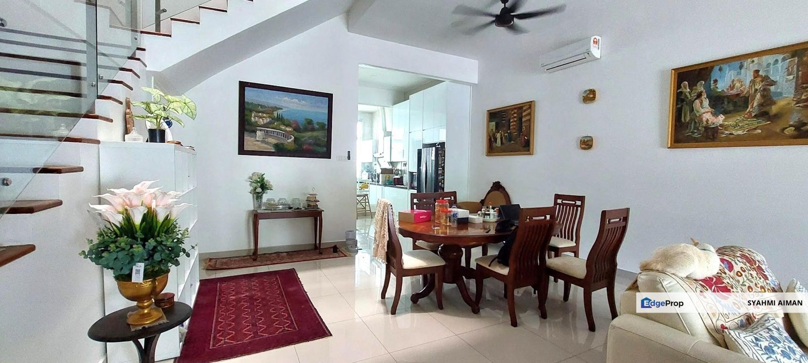 Templer Park, Rawang Selangor, 3-Storey Superlink House at Taman Dolomite For Sale, Partially Furnished, Selangor, Rawang