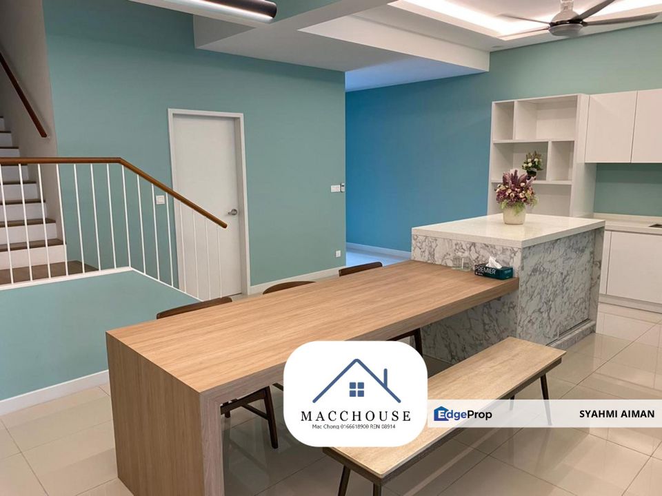 Kajang Selangor, 1.5-Storey Townhouse at Ridgefield Residence For Rent, Fully Furnished, Selangor, Kajang