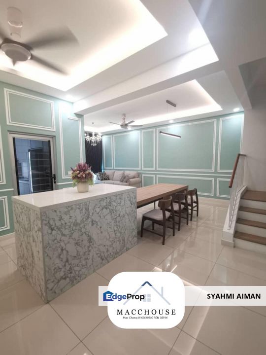 Kajang Selangor, 1.5-Storey Townhouse at Ridgefield Residence For Rent, Fully Furnished, Selangor, Kajang