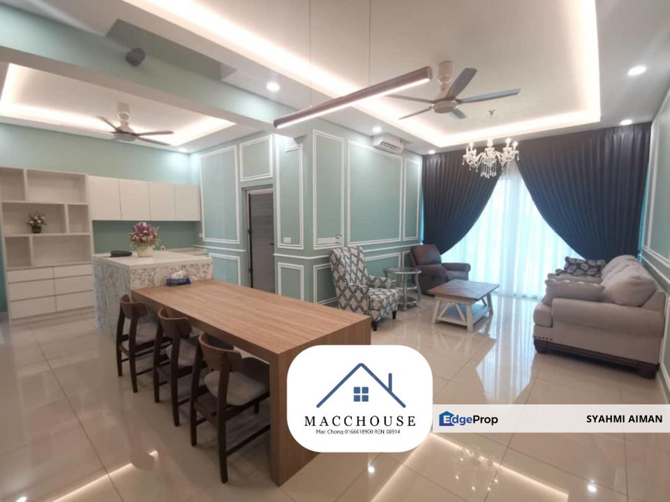 Kajang Selangor, 1.5-Storey Townhouse at Ridgefield Residence For Rent, Fully Furnished, Selangor, Kajang