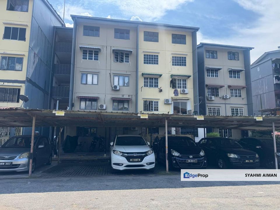 Keramat KL, Block A Ground Floor Flat Kelompok Bambu For Sale, Kuala Lumpur, Taman Setiawangsa