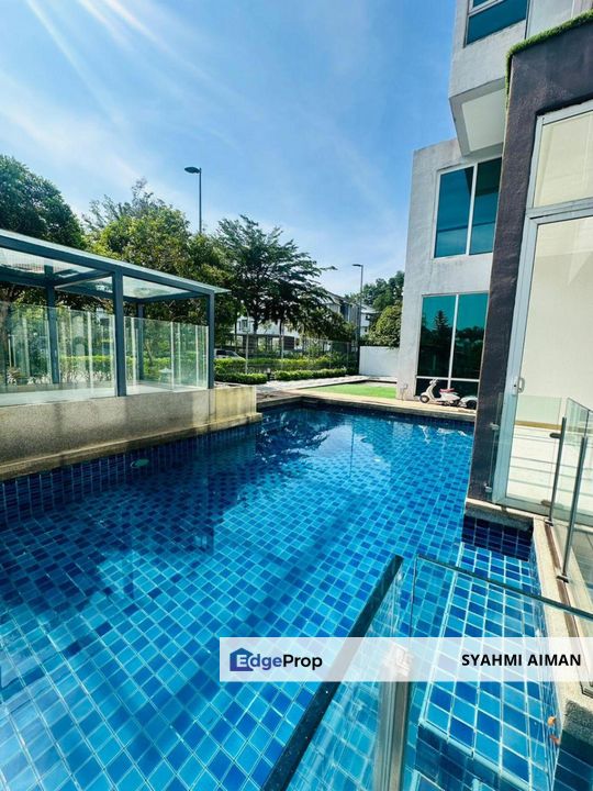 Kemensah Melawati KL, 4-Storey Superlink House at Hevea For Sale, Renovated with Furnished, Selangor, Taman Melawati