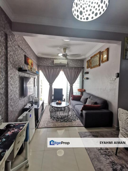 Cheras Selangor, Block J Floor 3 Apartment Cheras Intan For Sale, Partially Furnished, Selangor, Batu 9th Cheras