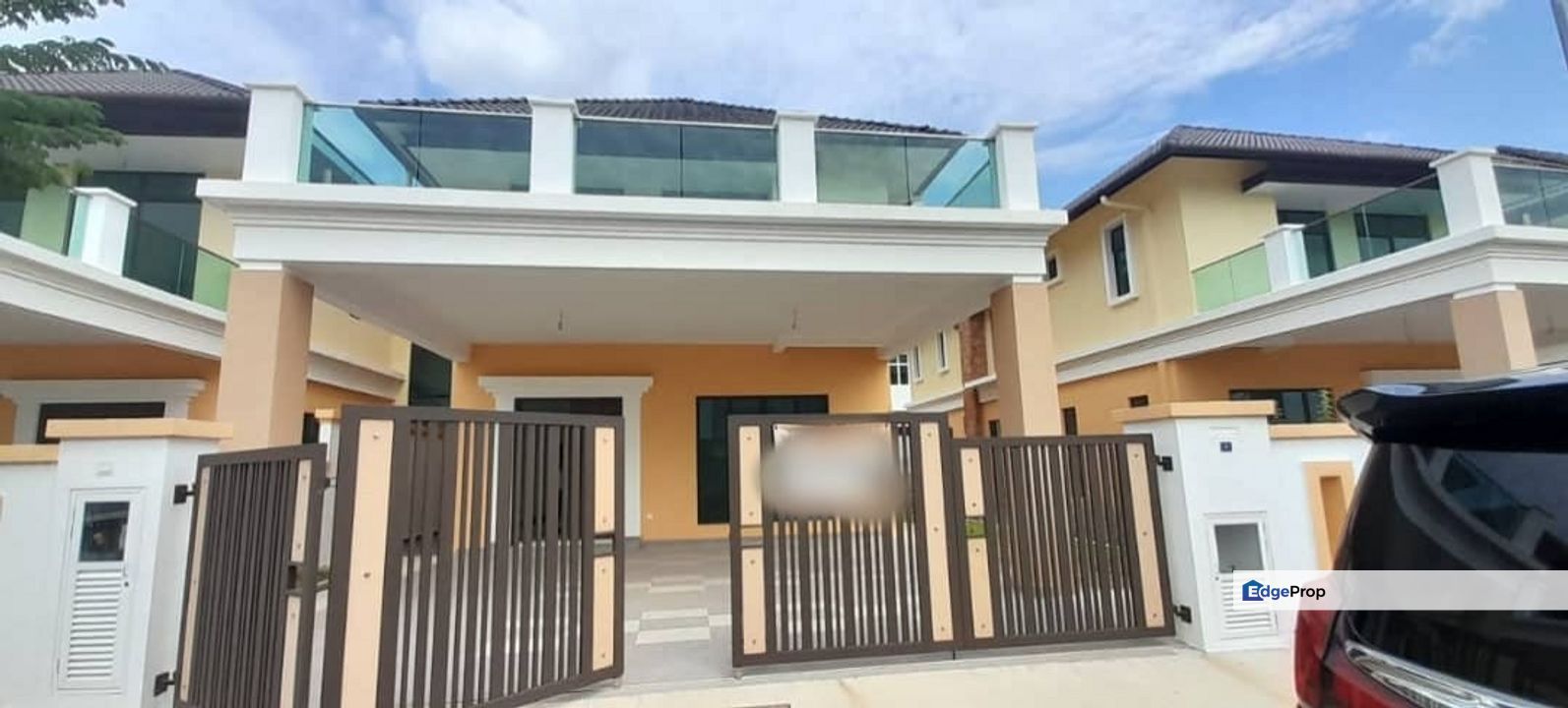 Freehold Gated Guarded Taman Bertam Heights Double Storey Semi-D House For Sale, Melaka, Bertam Ulu