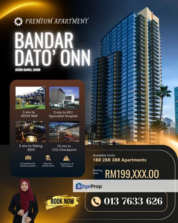 𝐁𝐀𝐍𝐃𝐀𝐑 𝐃𝐀𝐓𝐎' 𝐎𝐍𝐍 𝐏𝐑𝐄𝐌𝐈𝐔𝐌 𝐀𝐏𝐀𝐑𝐓𝐌𝐄𝐍𝐓, Johor, Johor Bahru