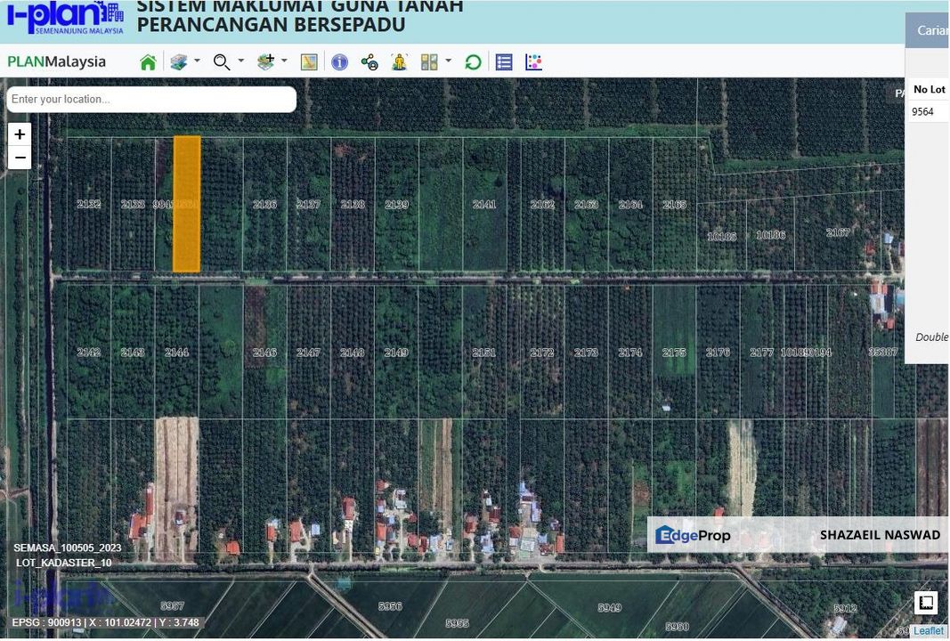 Tanah pertanian 1.6 ekar di Bagan Terap, Sungai Besar, Sungai Panjang, Sabak Bernam, Selangor, Sungai Besar