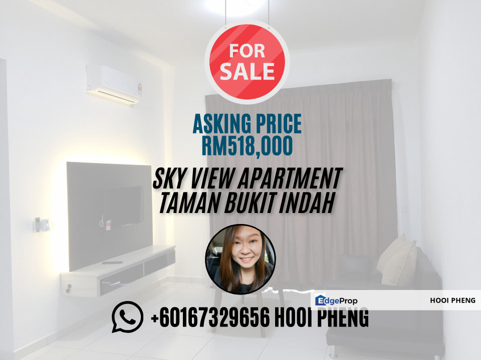 Sky View Apartment Bukit Indah for Sale, Johor, Bukit Indah