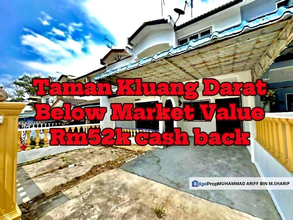 taman kluang barat full loan zero deposit zero booking, Johor, Kluang