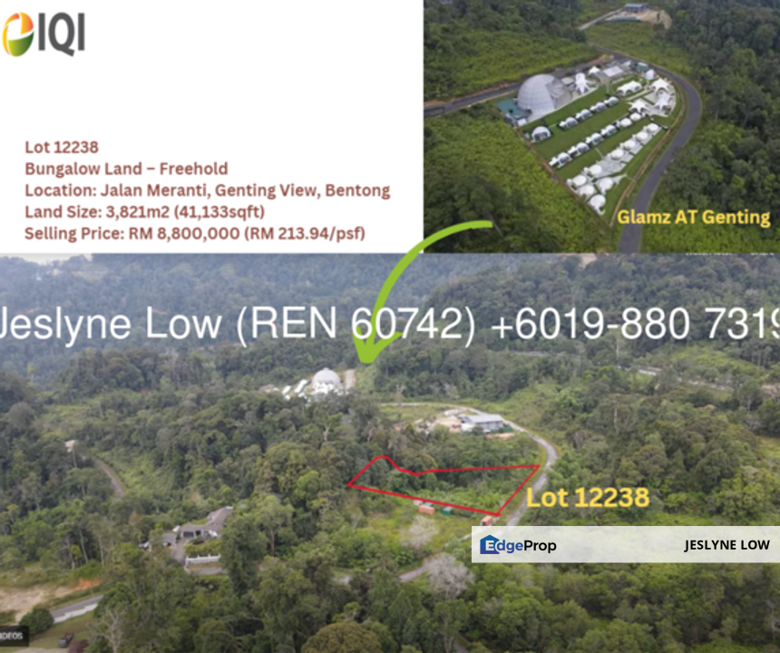 Genting View, Genting Permai Freehold Bungalow Land , Pahang, Genting Highlands