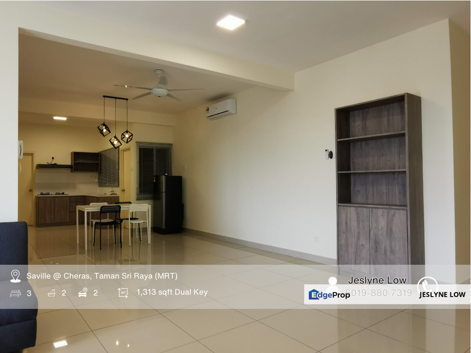 3 Bedrooms (Dual Key) Saville Cheras Service Residence for Sale, Selangor, Cheras