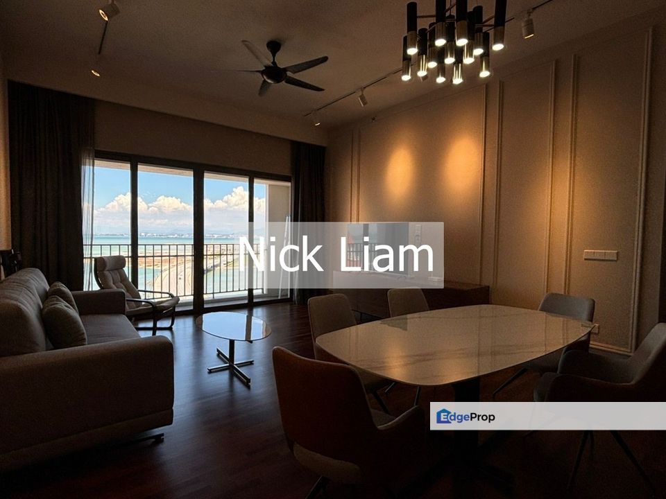 Straits Residence For Sales - Well maintain Fully Furnish Corner Seaview unit, Penang, Tanjung Tokong