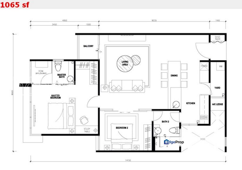 Eve Suite @ Ara Damansara 3-Min Walk to LRT (from Lobby to Link bridge), Selangor, 