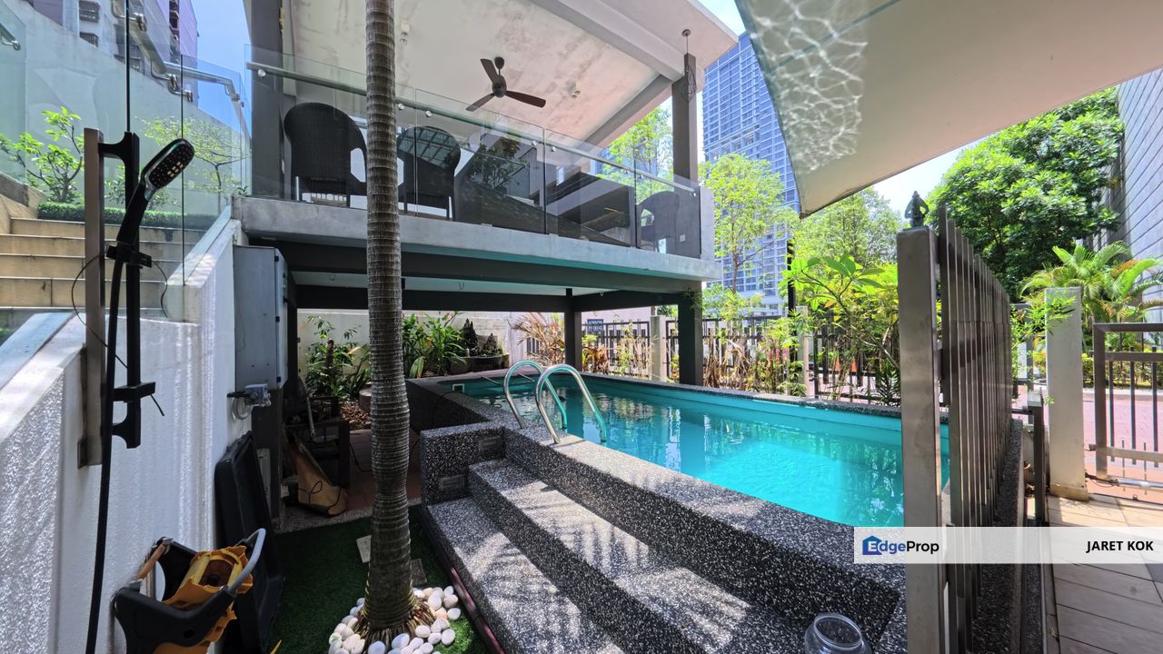 Saville @ The Park Bangsar South, 2.5-Storey Twin Villa With Extra Land Fully Furnished For Sale Private Pool, Kuala Lumpur, Bangsar South