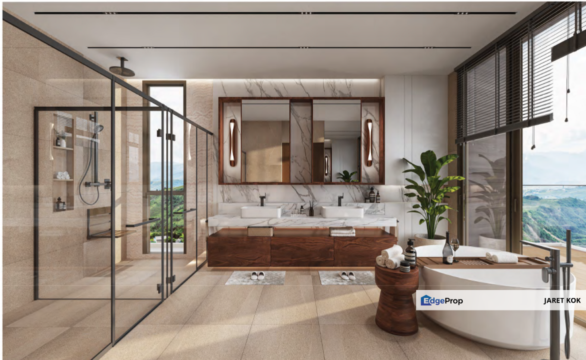 Yanu Hills Melawati, 4-Storey Modern Bungalow Unfurnished For Sale With Private Pool, Kuala Lumpur, Ampang