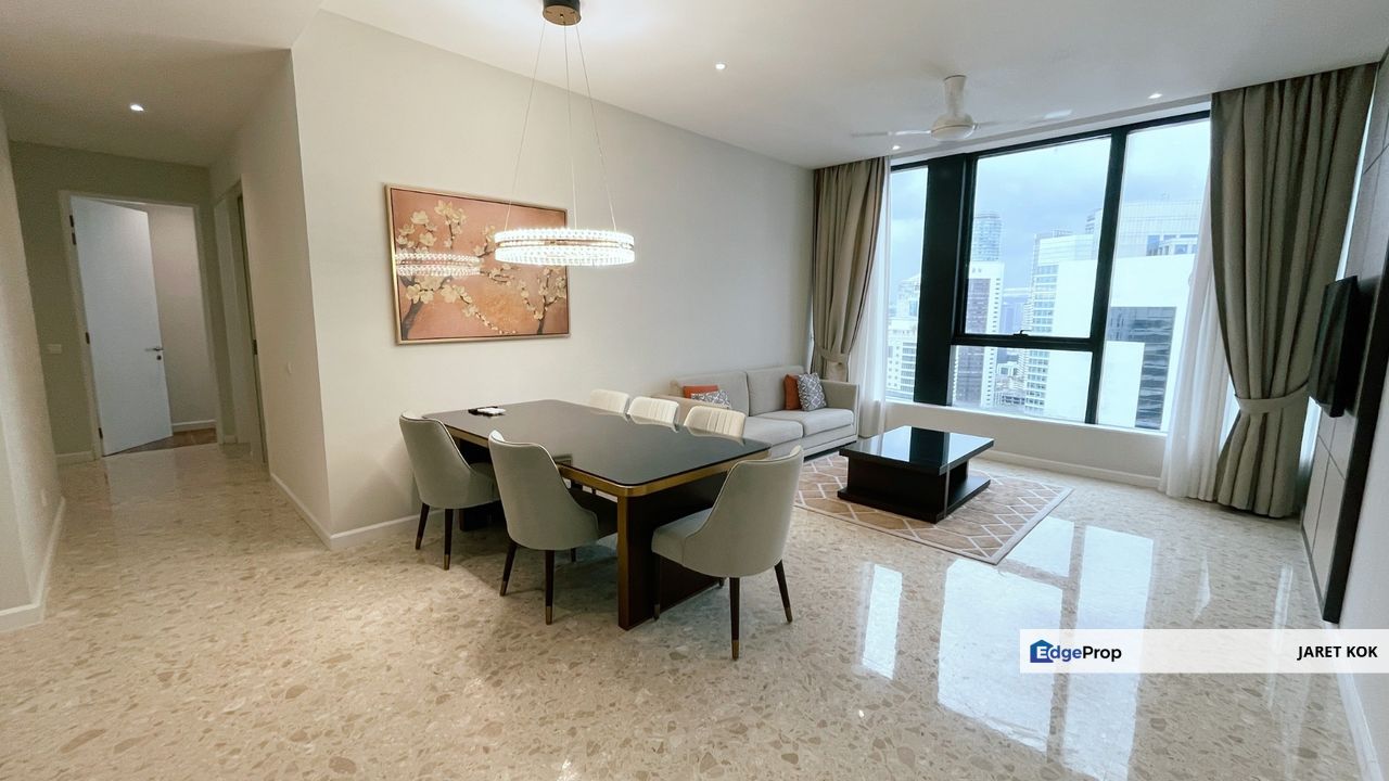 Pavilion Ceylon Hill, KLCC Fully Furnished For Rent Low Density With KL Tower View, Kuala Lumpur, Bukit Bintang