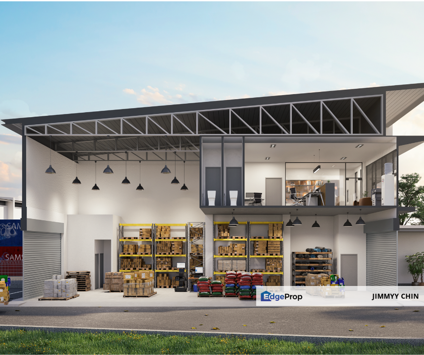 Super Cheap/ Prime Bay/ New 2 storey semi D/ Factory/ warehouse/ 13 points, Sarawak, Kuching