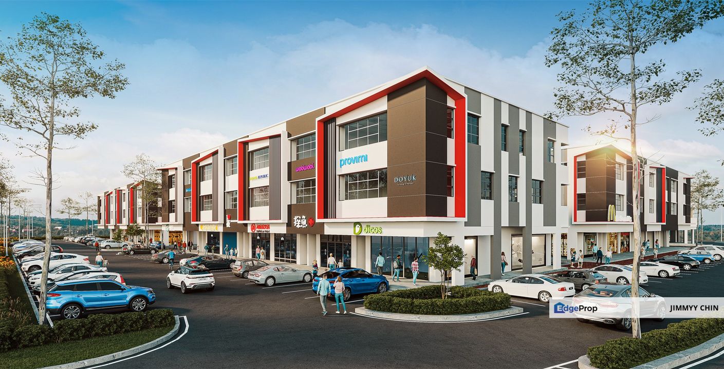 Very Cheap/ New 3 storey shoplot/ Atrium/ Arden City township/ near medical centre, Sarawak, Kota Samarahan