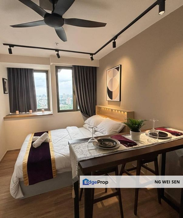 Brickfields Riveria City Studio Walking Distance Monorail & KL Sentral Ready for Rent, Kuala Lumpur, KL Sentral