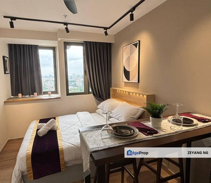 Brickfields Riveria City Studio for rent fully furnished, Kuala Lumpur, KL Sentral