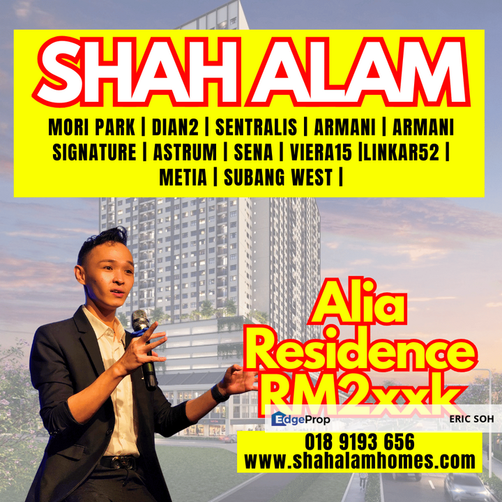 Mori Park Alia Residence | Seksyen 13 Shah Alam | Condo Near MSU | Type A 1+1 Bedroom, Selangor, Shah Alam