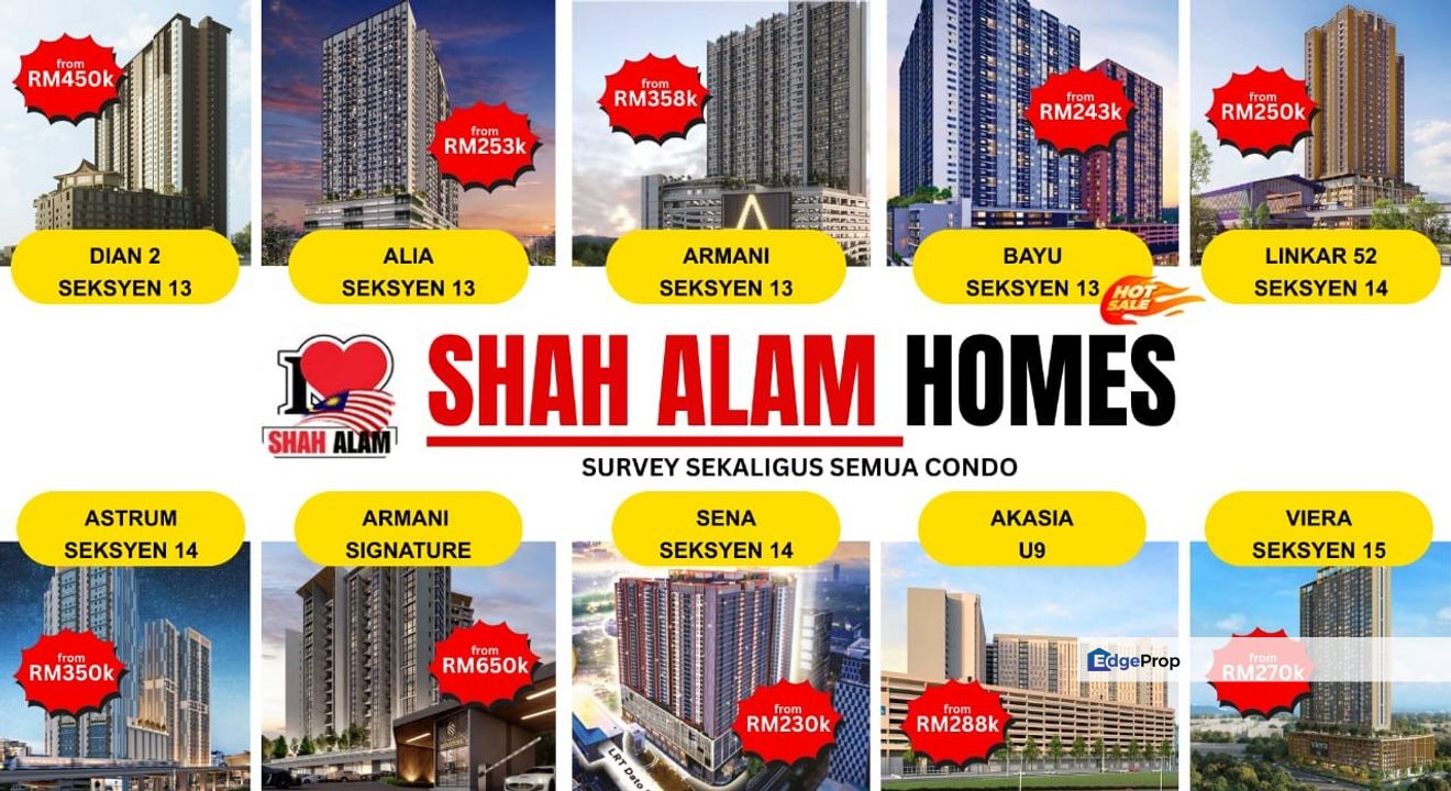 Seksyen 13 Shah Alam Bayu Residence Flexi Suites Type S1 for Sale LRT Stadium Shah Alam, Selangor, Shah Alam