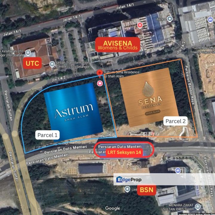Seksyen 14 Shah Alam Sena Residence Type A for Sale LRT Dato Menteri, Selangor, Shah Alam