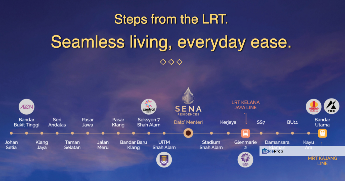 Seksyen 14 Shah Alam Sena Residence Type A for Sale LRT Dato Menteri, Selangor, Shah Alam