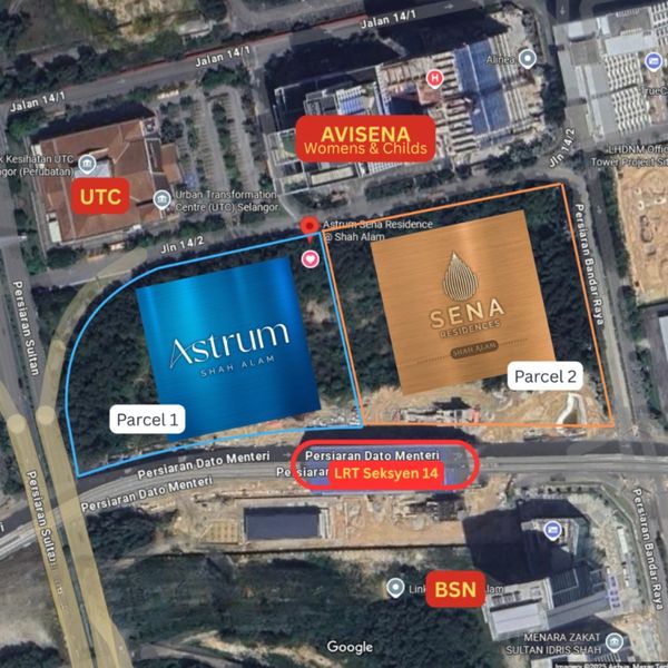 Seksyen 14 Shah Alam Sena Residence Type B for Sale LRT Dato Menteri, Selangor, Shah Alam