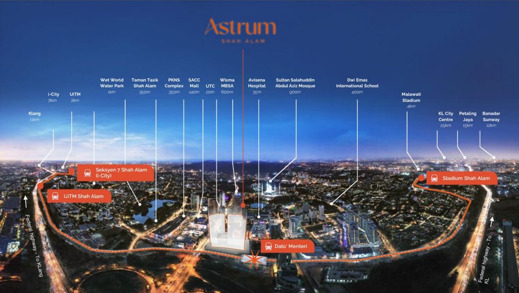 Seksyen 14 Shah Alam Astrum Type B for Sale LRT Dato Menteri, Selangor, Shah Alam