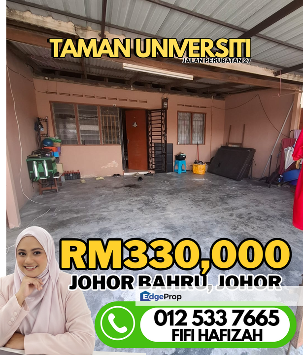 Taman Universiti, Johor Bahru Single Storey landed house - freehold unit, Johor, Skudai