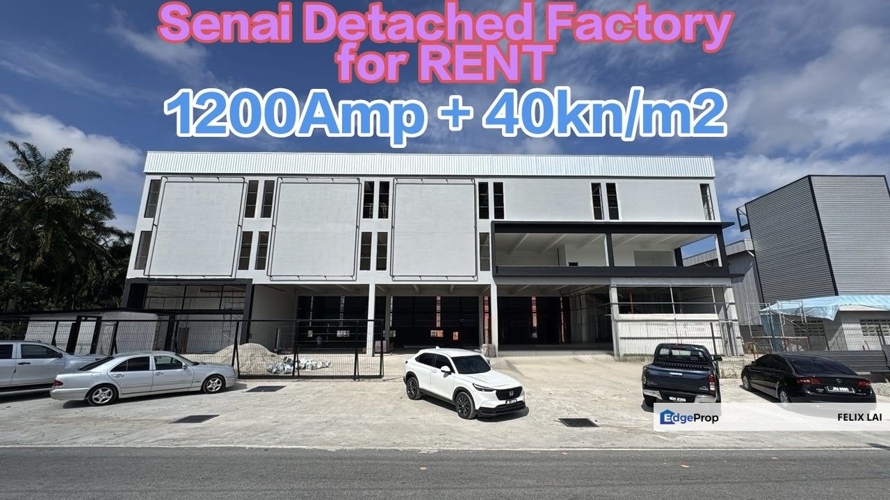 Senai Detached Factory for RENT❗1200Amp + 40kn/m2, Johor, Senai