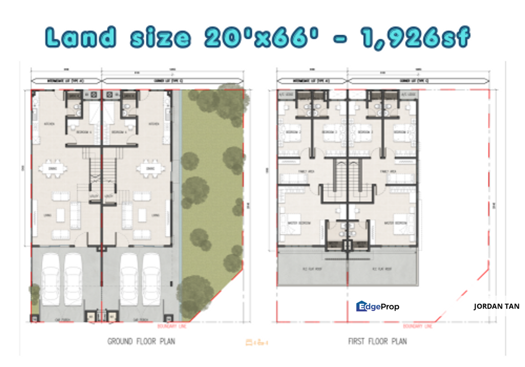 Taman Teratai, Pulai, Kangakar Pulai 2-Storey Terrace House (New), Johor, Skudai