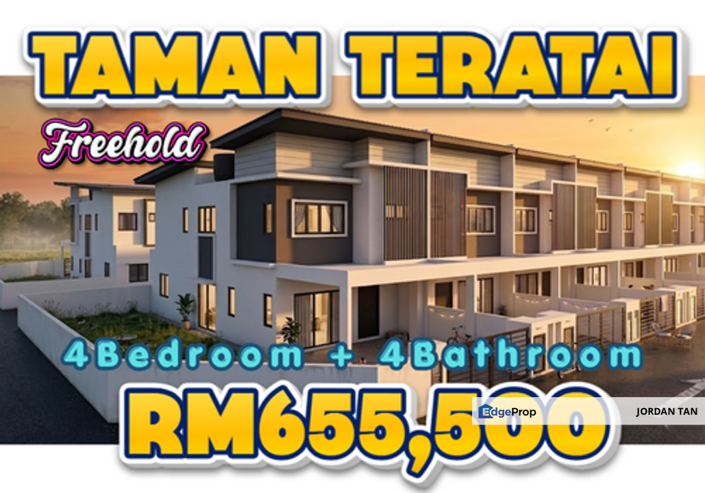 Taman Teratai, Pulai, Kangakar Pulai 2-Storey Terrace House (New), Johor, Skudai