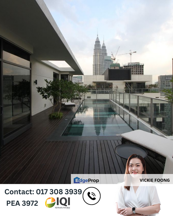 KLCC Renovated Penthouse with Private Swimming Pool, Kuala Lumpur, KL City