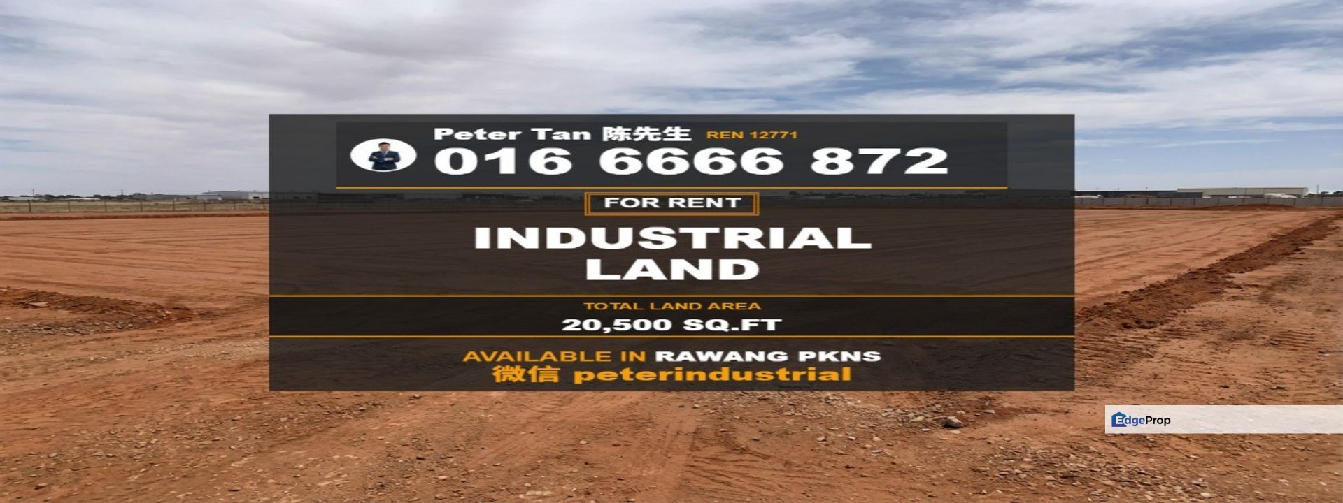 Bukit Rawang Jaya PKNS Industrial Land For Rent 20500 Sqft Rawang, Selangor, Rawang