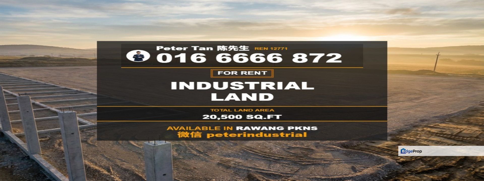 Bukit Rawang Jaya PKNS Industrial Land For Rent 20500 Sqft Rawang, Selangor, Rawang
