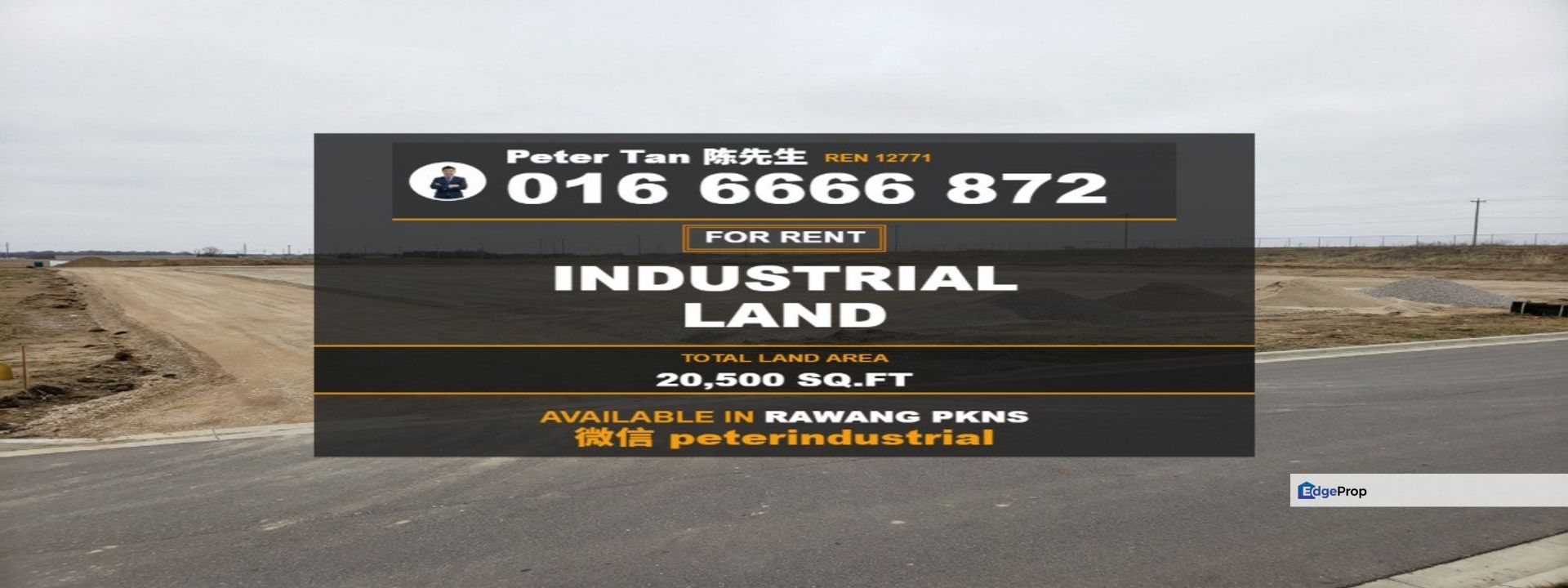 Bukit Rawang Jaya PKNS Industrial Land For Rent 20500 Sqft Rawang, Selangor, Rawang