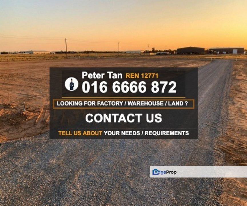 Banting Kuala Langat Detached Factory For Sale 65000 sqft Land 48000 sqft Built Up Strategic Location Near Klia Plus Highway, Selangor, Banting