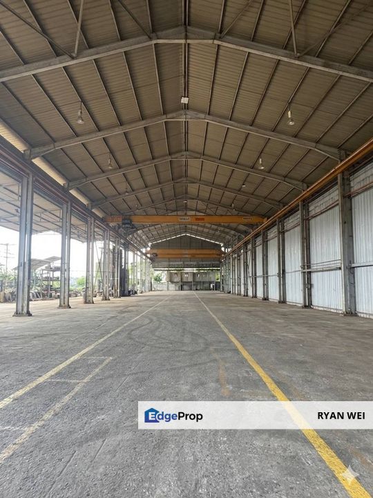 Senai Seelong detached factory with crane with CCC  for sale :, Johor, Senai