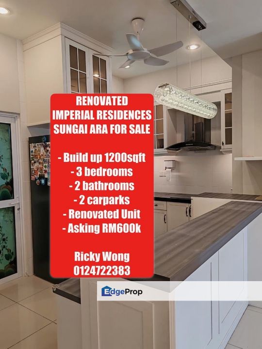 Nicely Renovated Imperial Residences At Sungai Ara For Sale, Penang, Sungai Ara