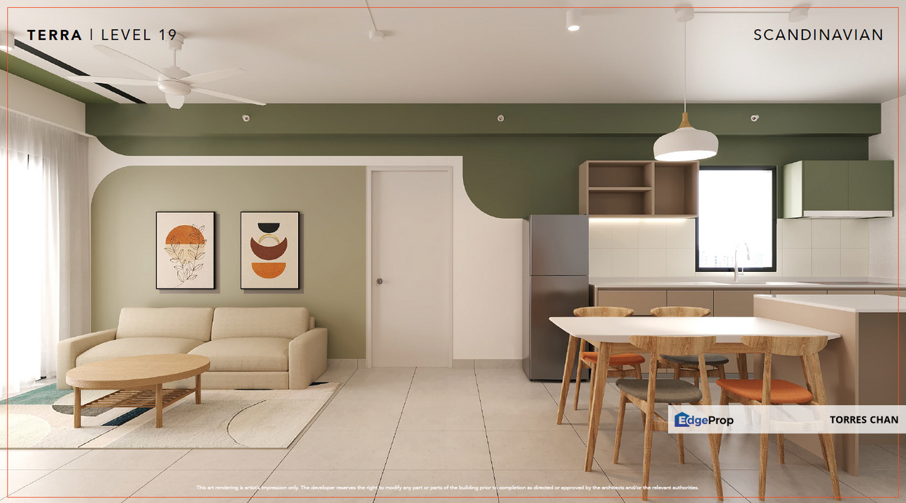 Eco Ardence Terra Residence 3 Bedrooms with Semi Furniture in Setia Alam, Selangor, Shah Alam